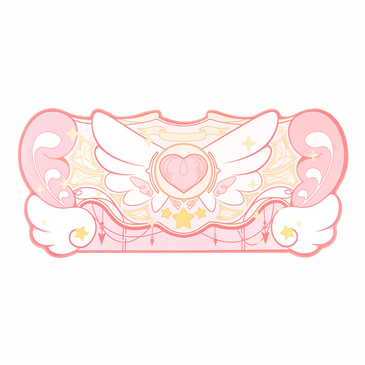GeekShare Large Gaming Mouse Pad Kawaii Pink Non-Slip Rubber Back Mouse Pad Big Waterproof Desk Mat