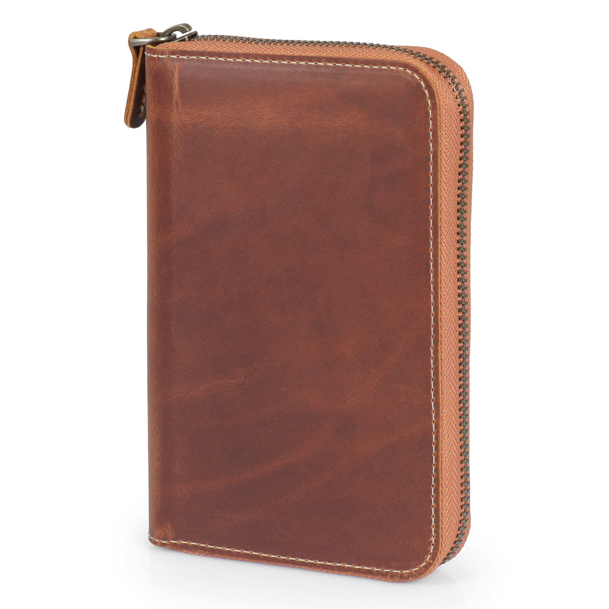 Londo Genuine Leather Padfolio – Portfolio Folder with Pencil Holder, Notepad & Zipper Closure for