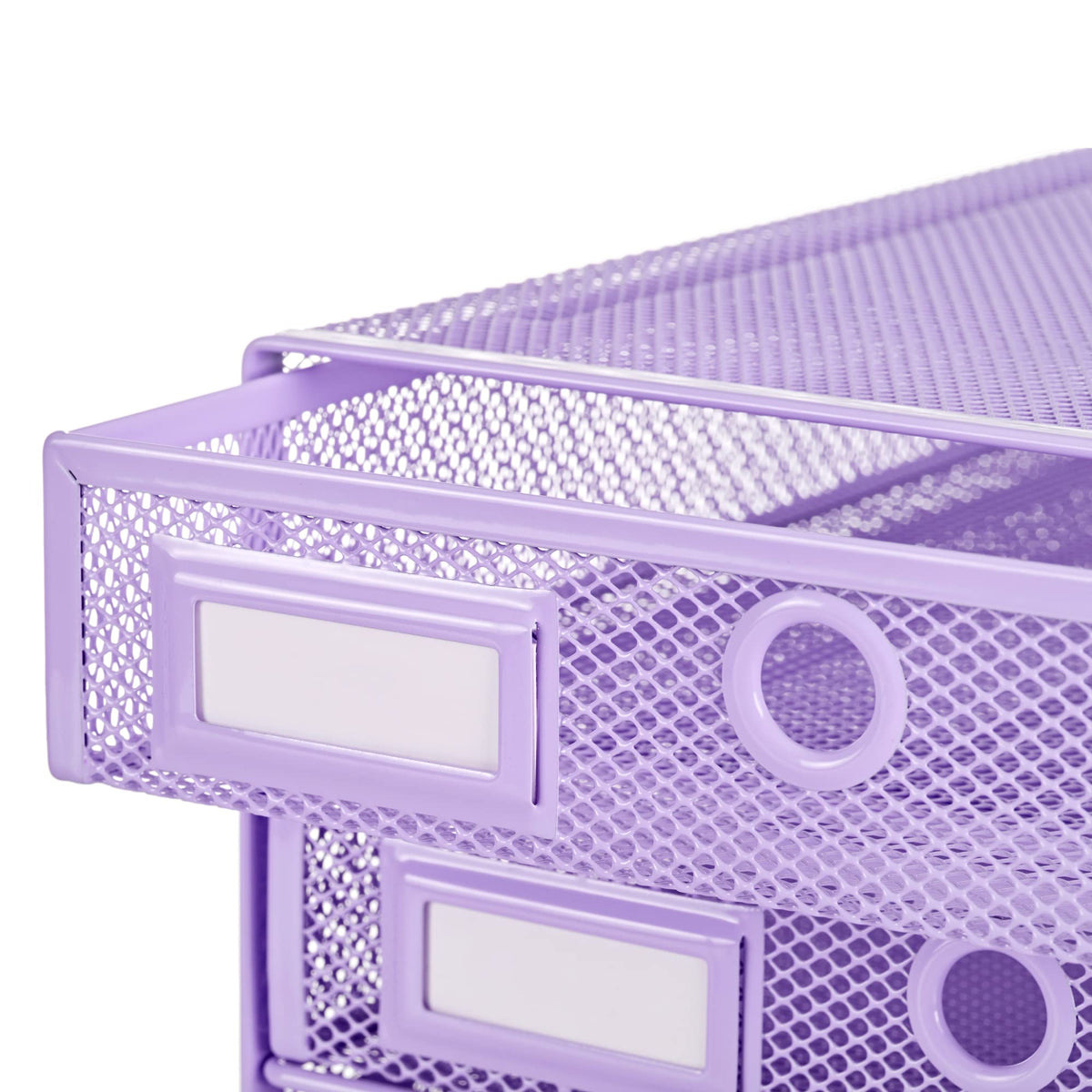Annova Desk Organizer Wire Mesh 3 Tier Sliding Drawers Paper Sorter/Multifunctional/Premium Solid
