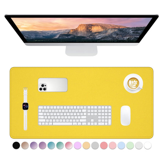 Dapesuom Large Gaming Mouse Pad, Extended Mouse Mat with Stitched Edges, Full Size Keyboard Pad