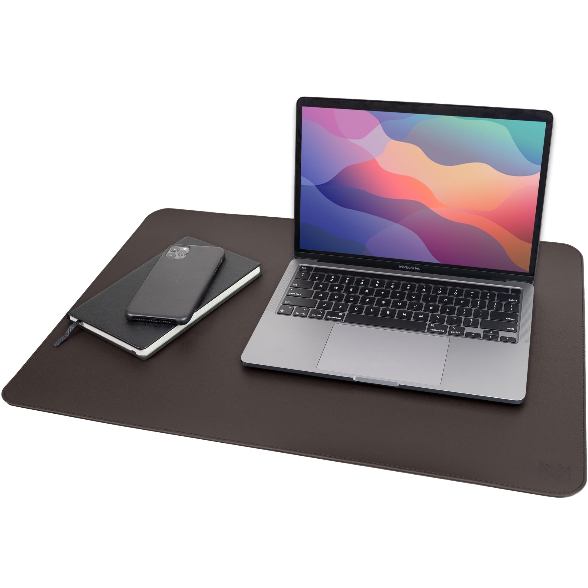 Vine Creations Leather Desk Mat 24" x 17", Desk Protector, PU Leather Desk Pad, Non Slip Small Desk