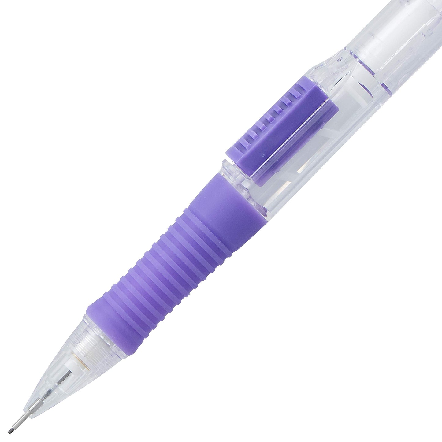 Pentel QUICK CLICK Mechanical Pencil (0.5mm), Violet Barrel, Box of 12 Pencils (PD215V)
