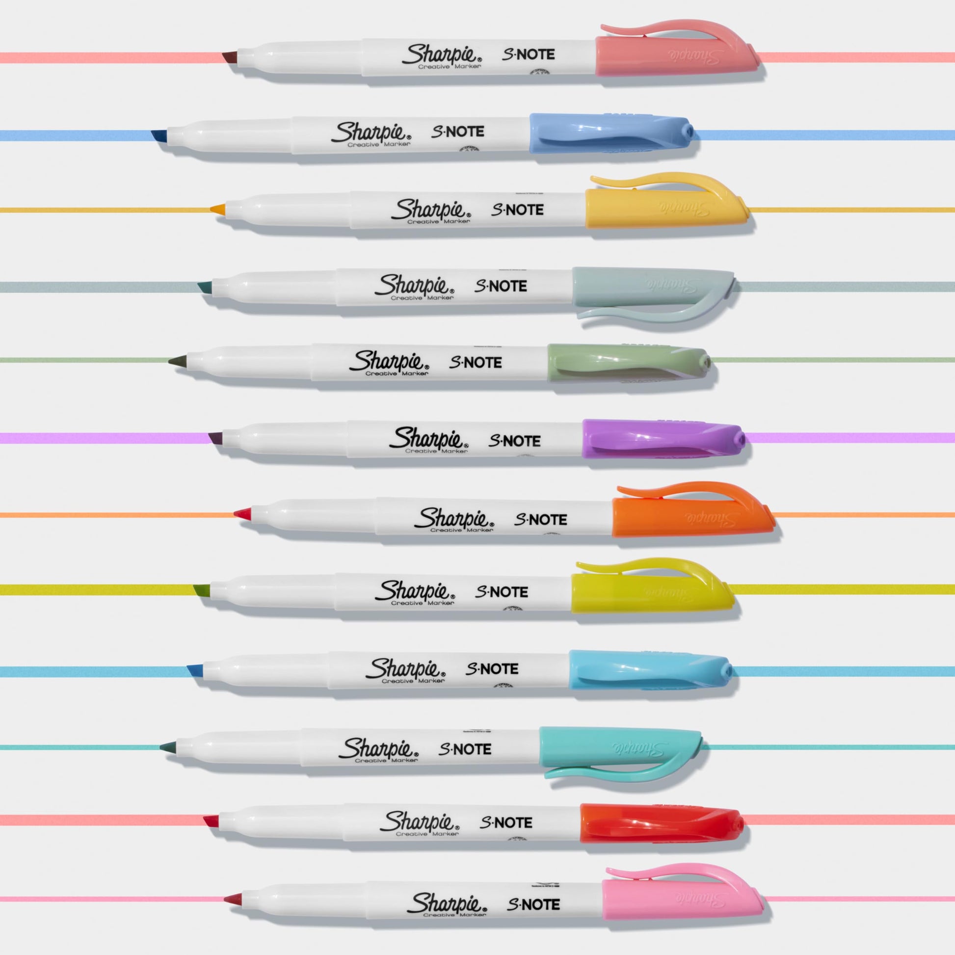 Sharpie S-Note Creative Colouring Highlighter Pens | Marker Pen to Write, Draw & More | Assorted