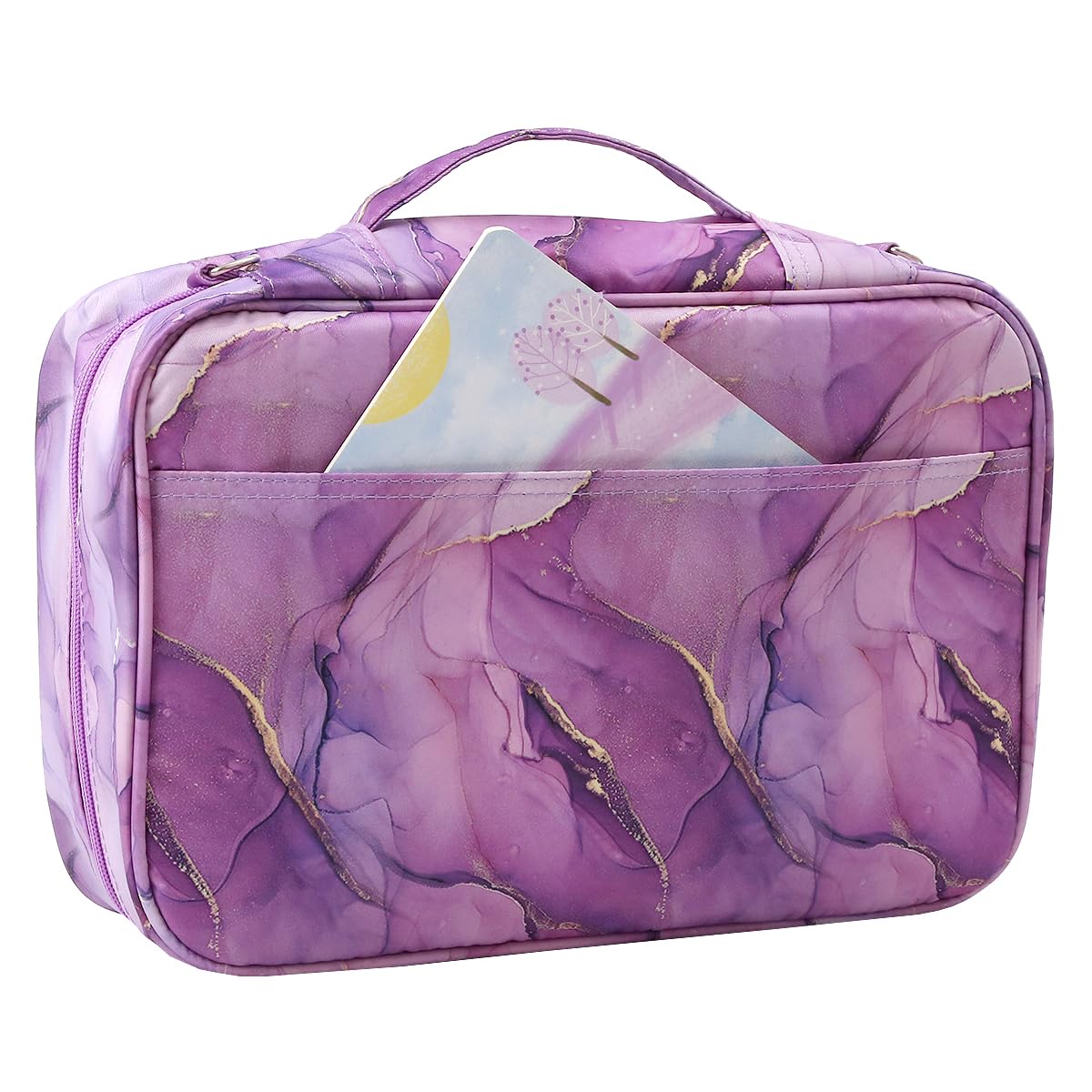 Lbxgap 300 Slots Colored Pencil Case w/Handle & Shoulder Strap