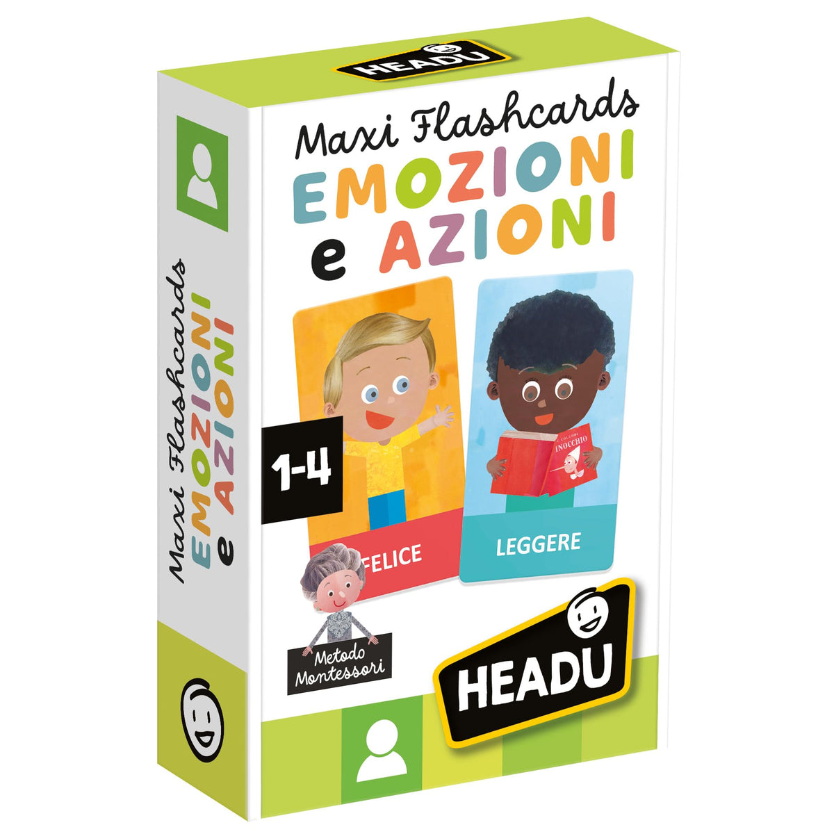 Headu IT23103 Emozioni e Azioni Flashcards Montessori Emotions and Actions, 3