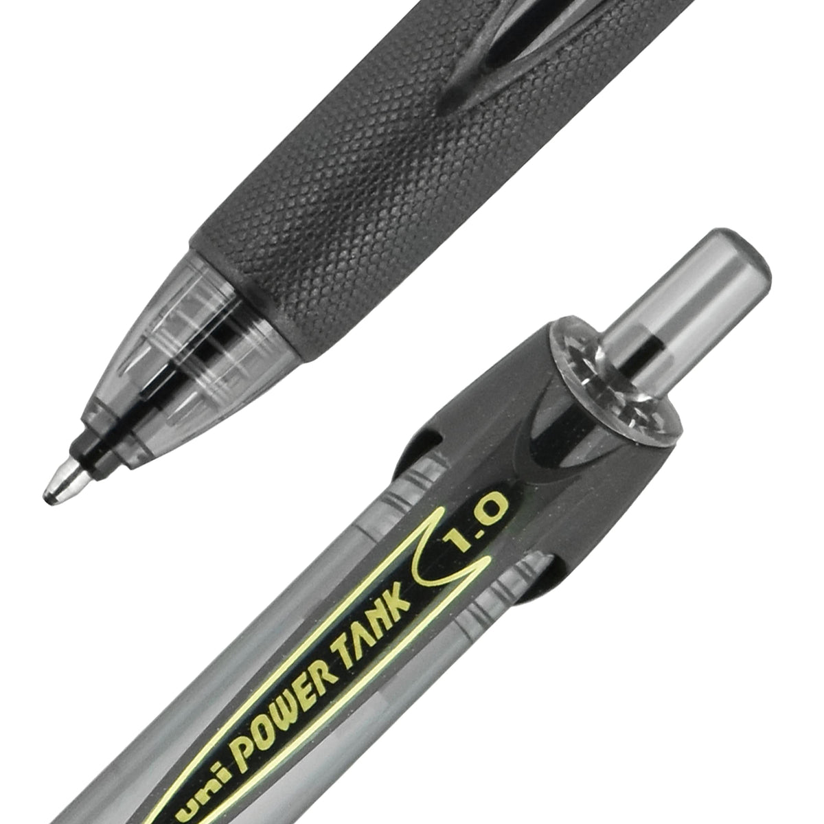uniball™ Power Tank RT Ballpoint Pens, Medium Point (1.0mm), Black, 12 Pack