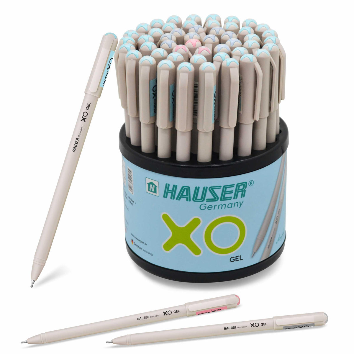Hauser XO Gel Pen Stand | Sleek Body & Minimalistic Design With Matt Finish | Solid Body Type, Low