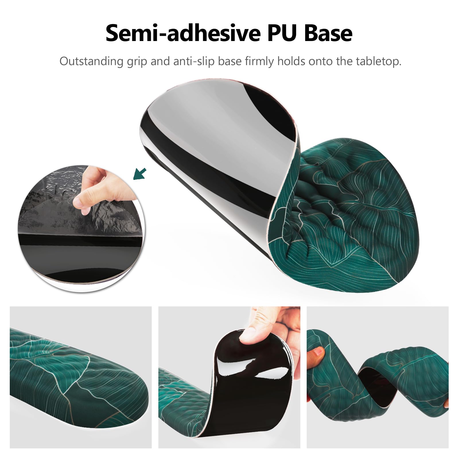 Laokiiy Ergonomic Mouse Pad with Wrist Support and Keyboard Wrist Rest Set