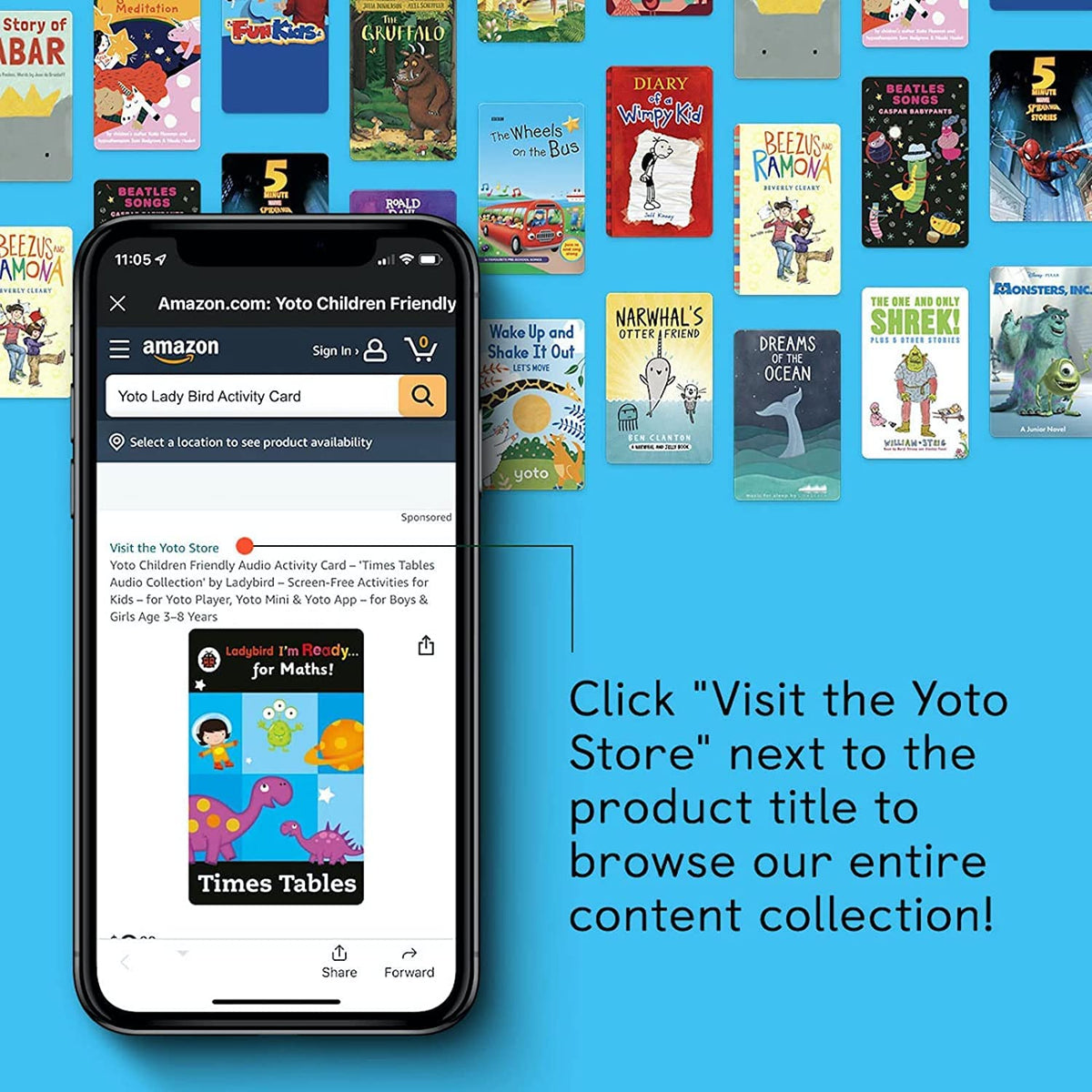 YOTO Hotel Flamingo by Alex Milway – 4 Kids Audio Cards for Use with Player & Mini All-in-1 Audio