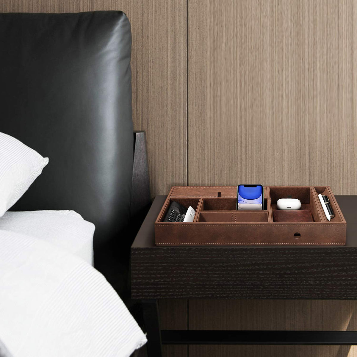 SITHON Valet Tray Desktop Organizer Catchall EDC Tray