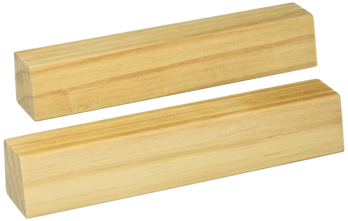 CHH 9-Inch Wooden Playing Card Holders, 2-Piece Set with 3 Slots