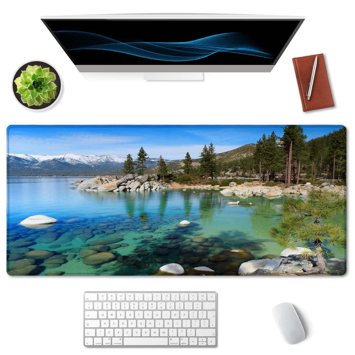 SSOIU Extended Mouse Pad, XXL Gaming Mouse Pads, Large Big Mousepad Laptop Computer Keyboard Mat