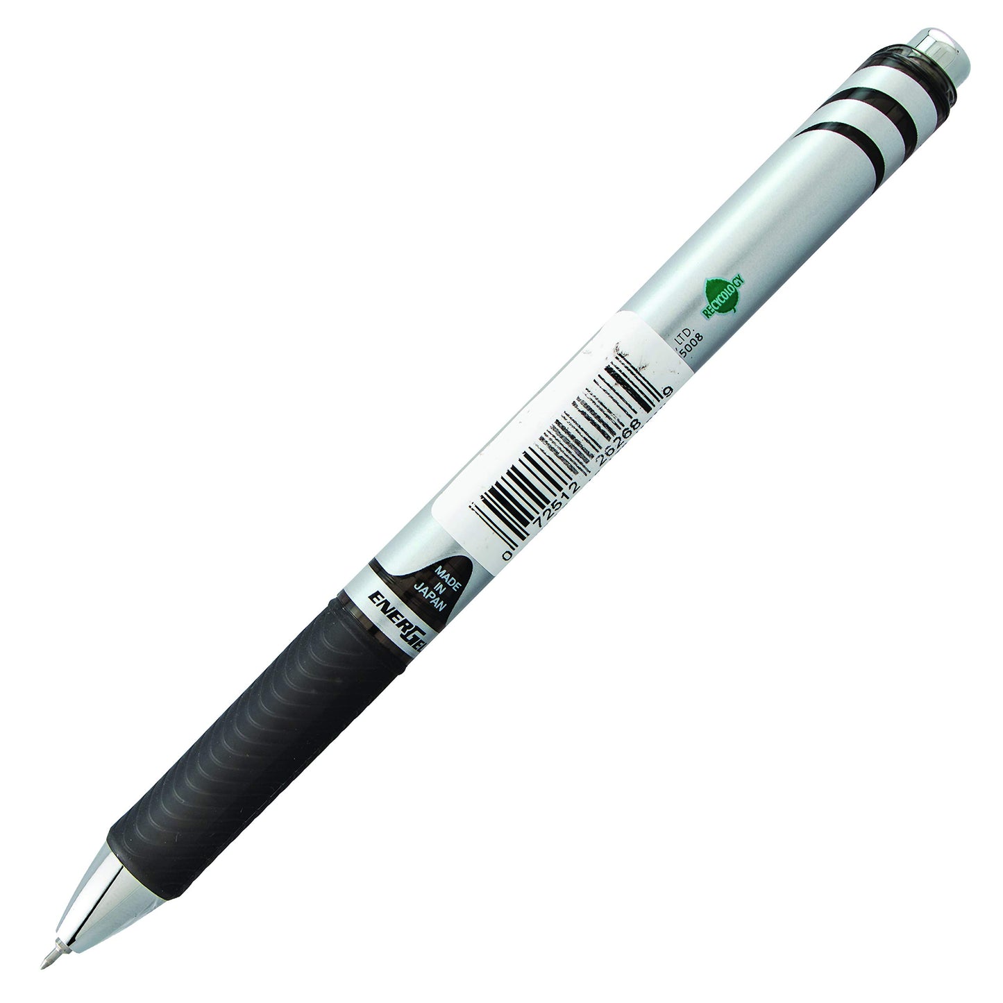 Pentel EnerGel RTX Retractable Liquid Gel Pen, Extra Fine Line, Needle Tip, Black Ink,12 pack
