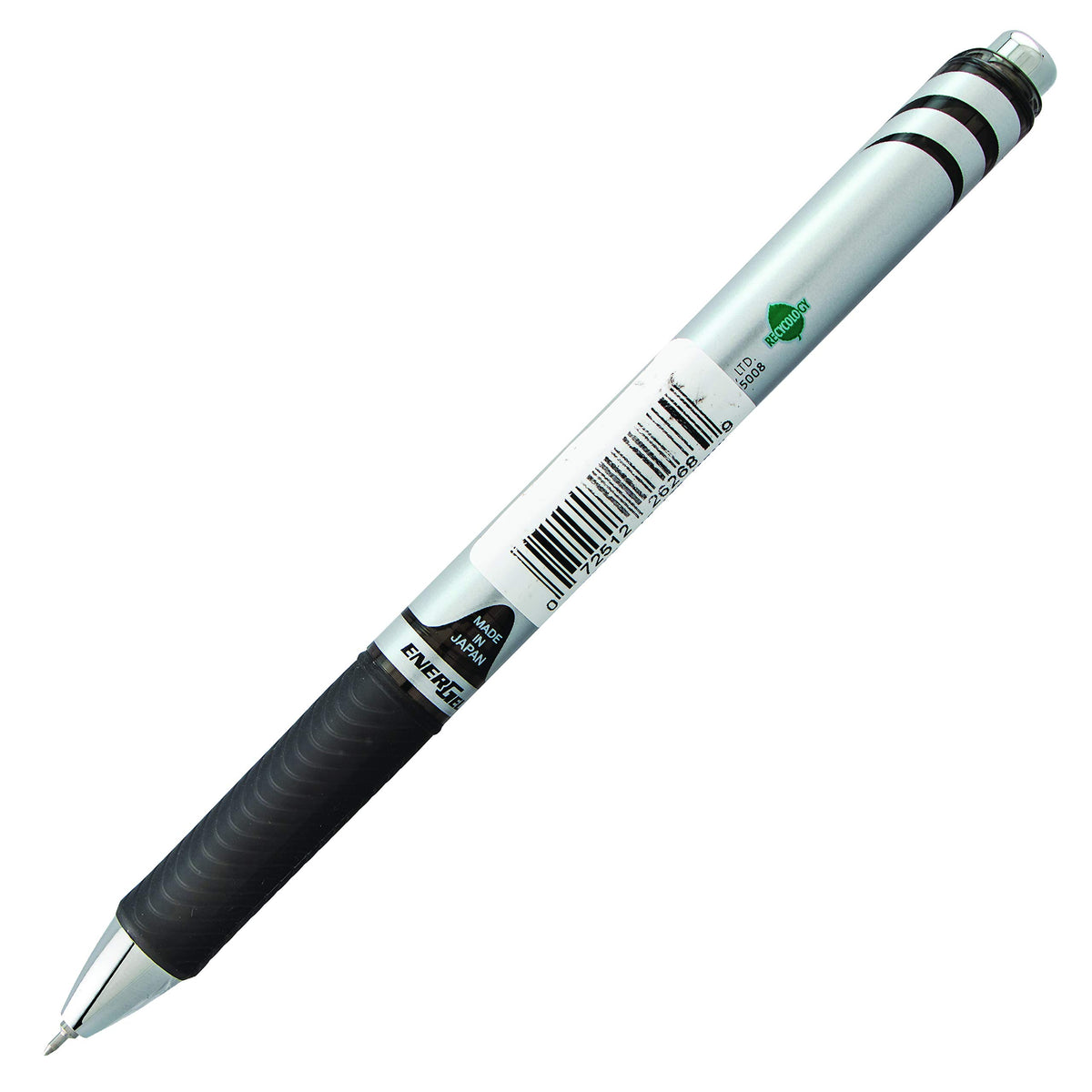 Pentel EnerGel RTX Retractable Liquid Gel Pen, Extra Fine Line, Needle Tip, Black Ink,12 pack