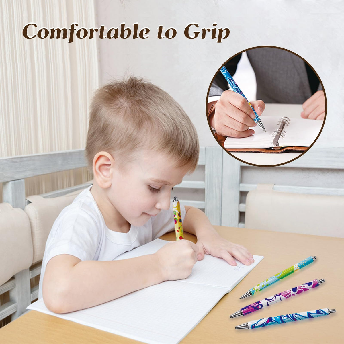 45 Pcs Sublimation Pens Blank With Shrink Wrap, No Clip Ballpoint Pen Bulk