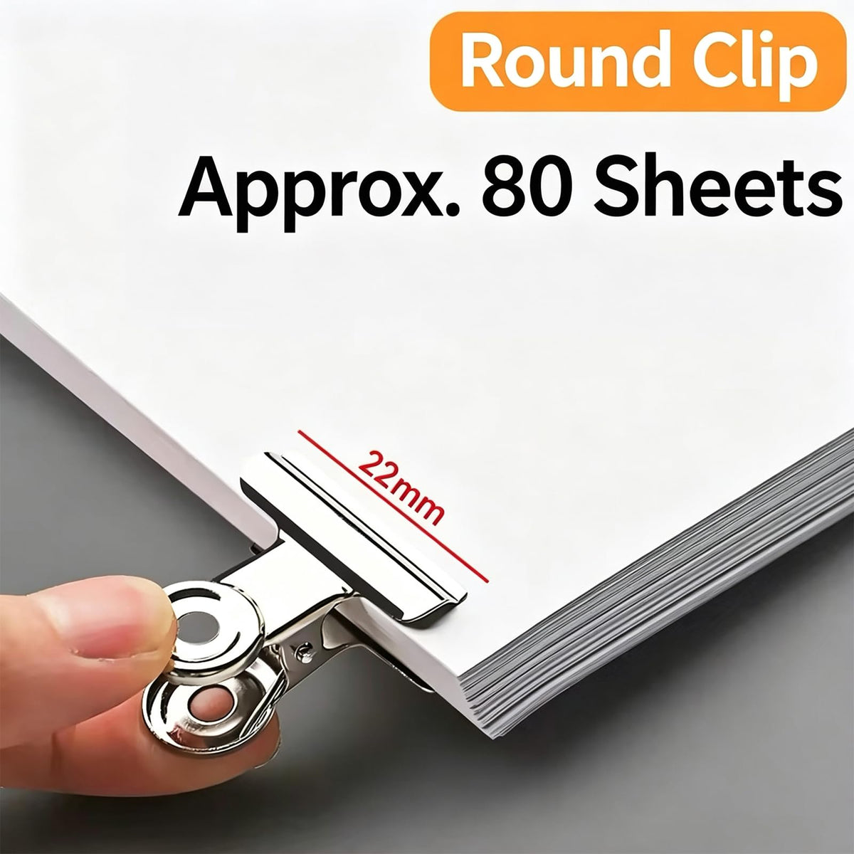 Small Bulldog Clips, 144 Pack, 0.87 Inch, Silver, 22 mm, Food Chip Clip, Binder Clips, Fold Clamps