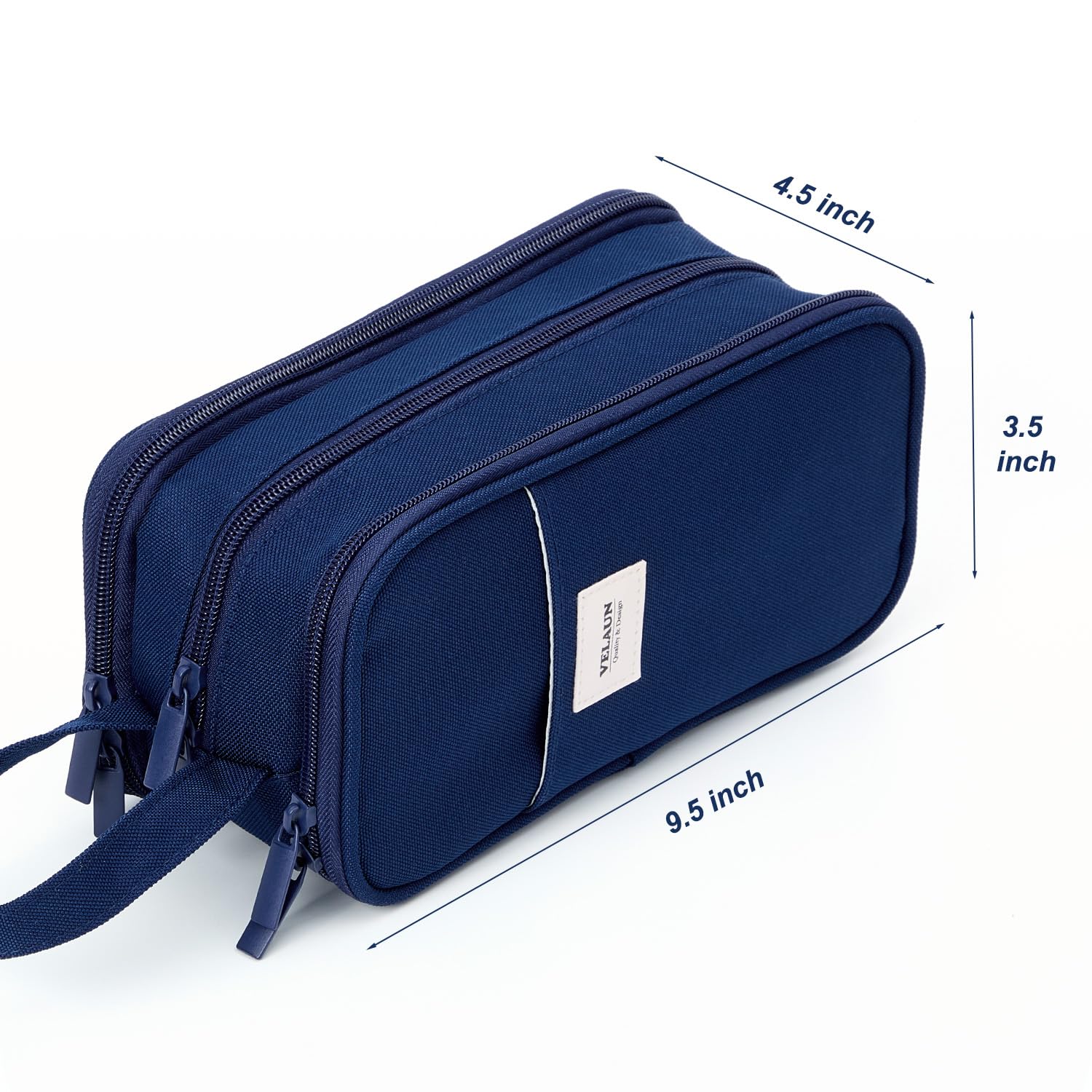 VELAUN Pencil Case Pouch, Large Capacity Pencil Box Bag, Aesthetic Pen Organizer for School