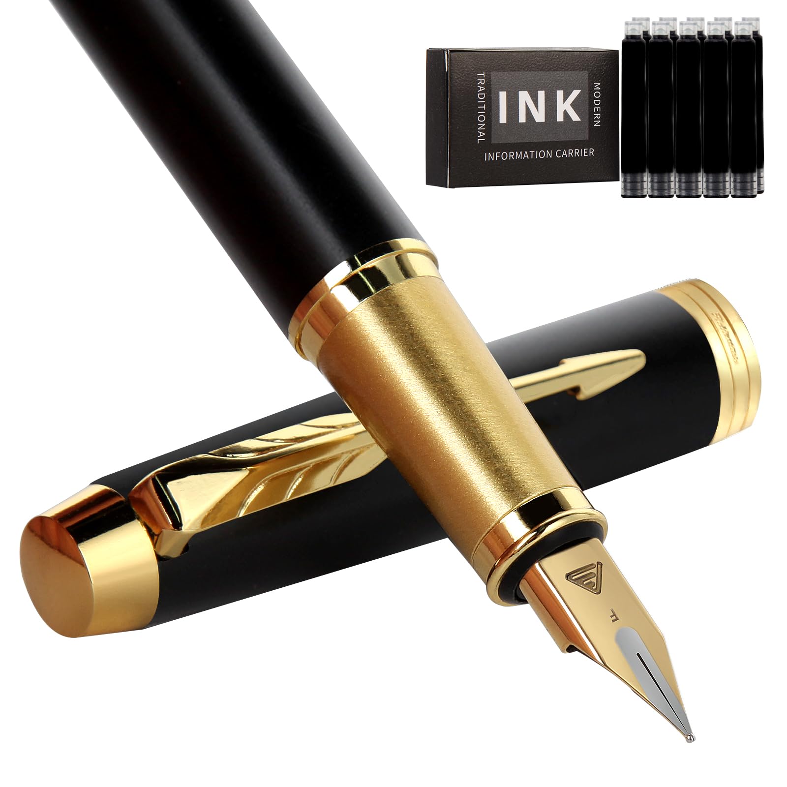 Zalantan Fountain Pen, luxury pens Fine point smooth writing for journaling fancy pen with Gift