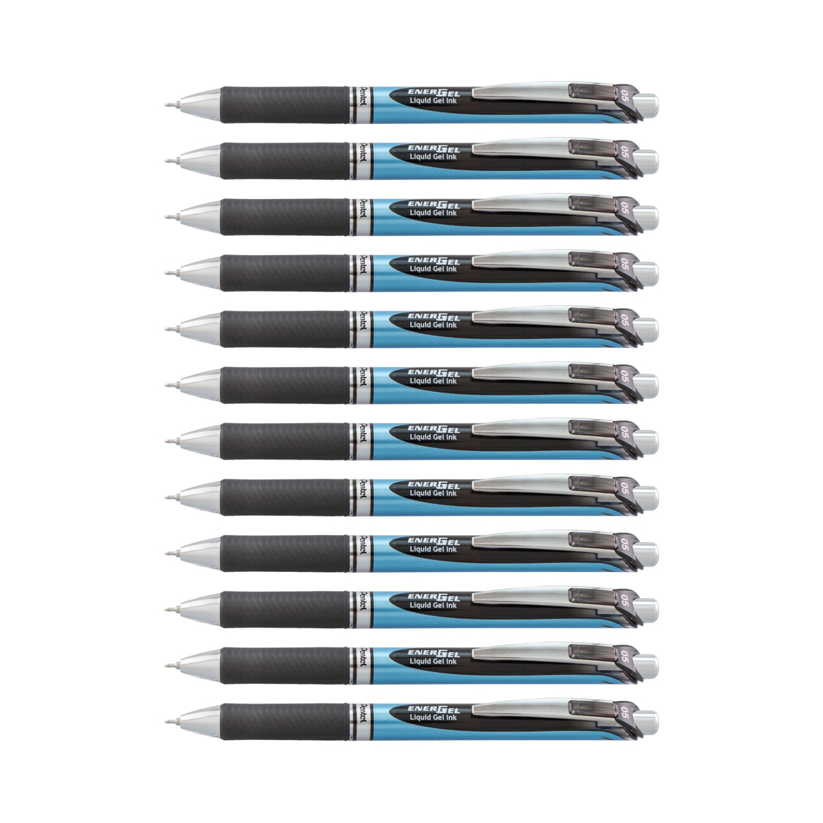 Pentel® EnerGel™ Deluxe RTX Retractable Liquid Gel Pens, Fine Point, 0.5 mm, 54% Recycled, Blue