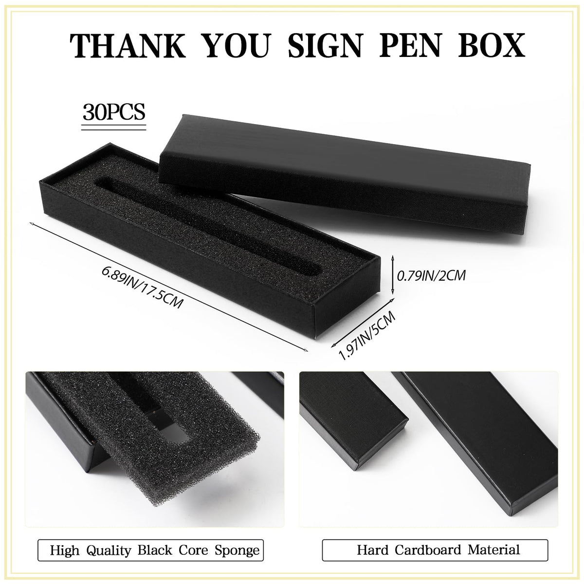 PerKoop 30 Sets Thank You Gift Inspirational Pen with Box, Multi‌, Mixed