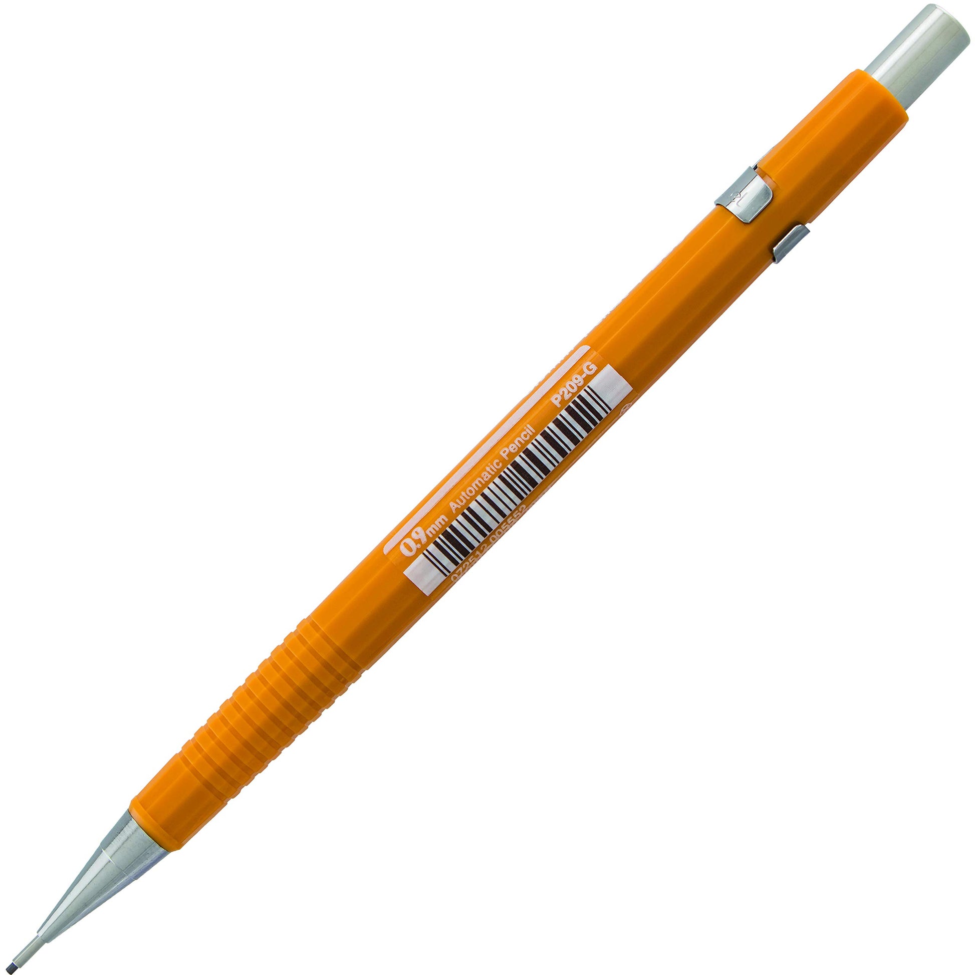 Pentel Sharp Mechanical Pencil, 0.9mm Lead Size, Yellow Barrel, Box of 12 Pencils (P209G)