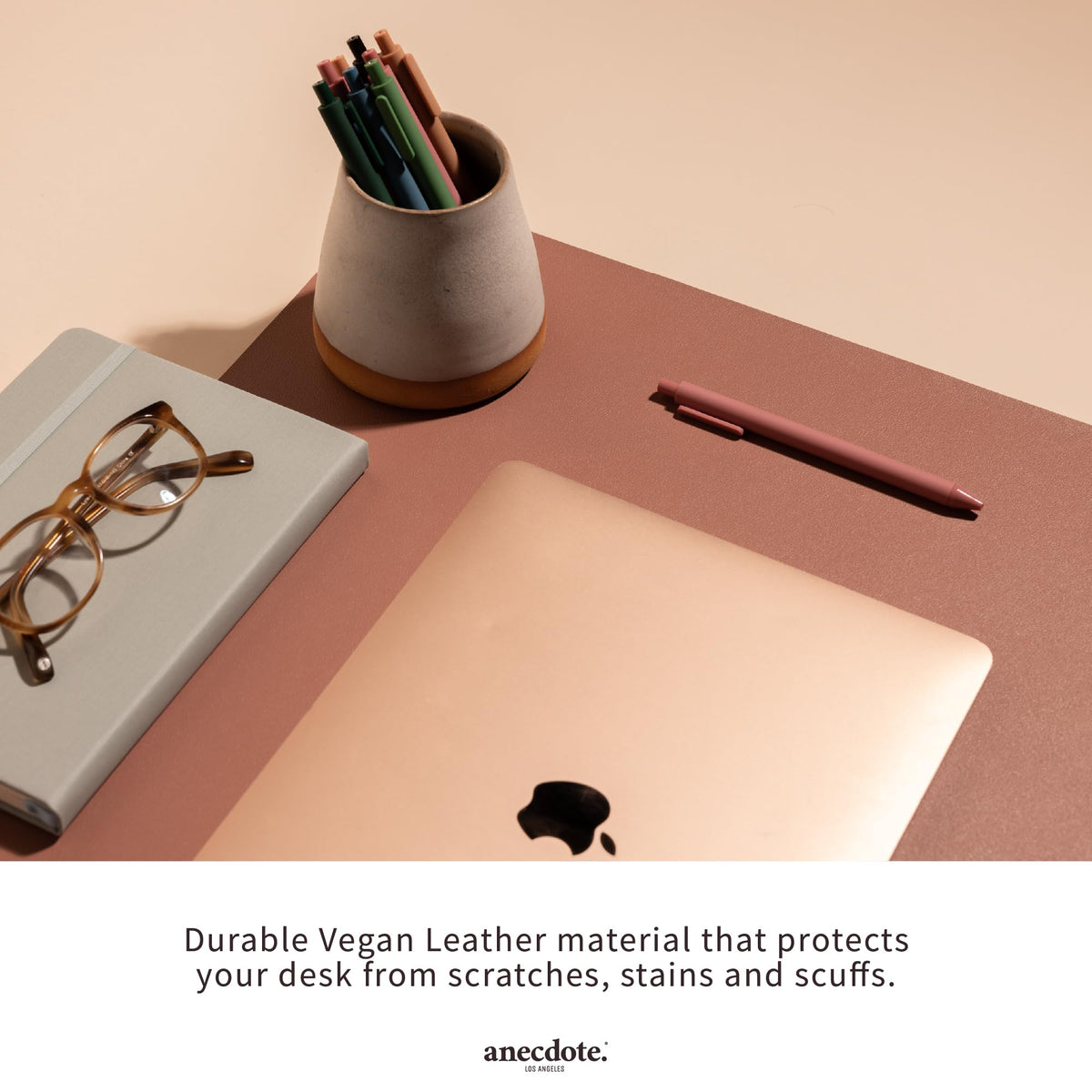 Anecdote Office Desk Pad Mat, Large Keyboard & Mouse Pad, Home Desk Blotter