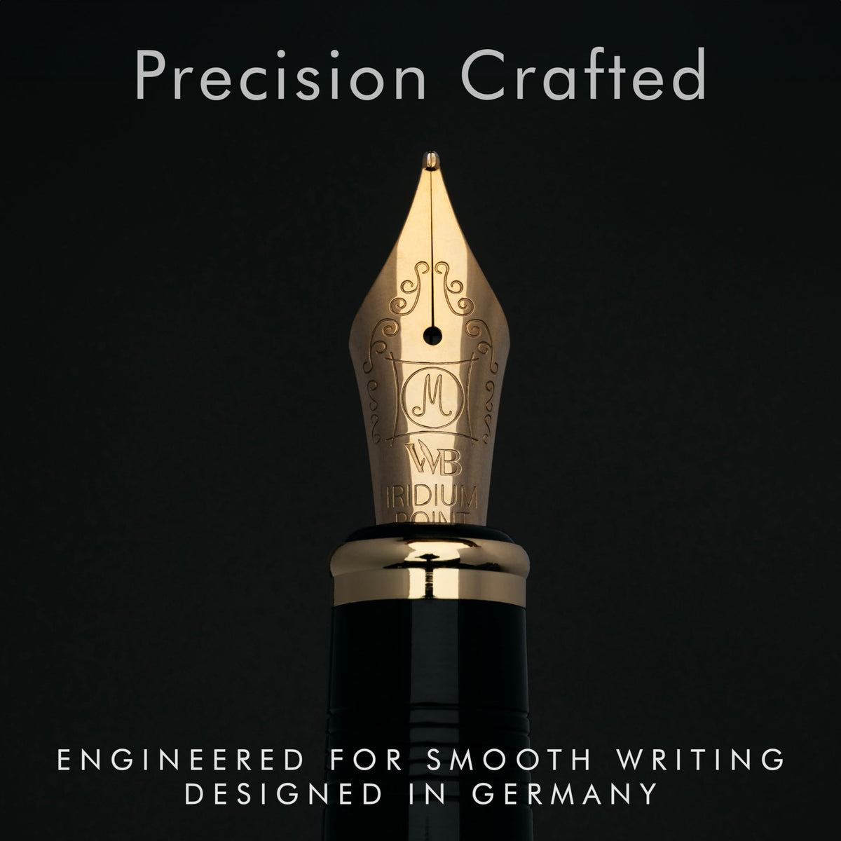 Wordsworth & Black Majesti Fountain Pen Set for Writing, Medium Nib