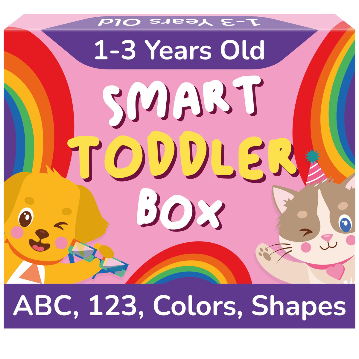 TOYVENTIVE Books, Flash Cards, and Puzzles – Educational Toys and Birthday Gifts for 1, 2, 3 Year