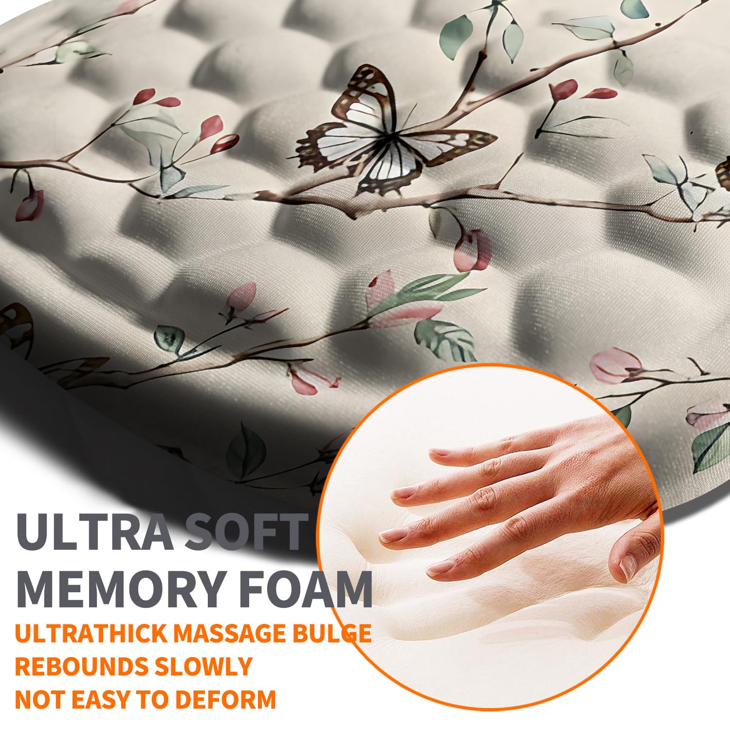 Armanza Ergonomic Joint Wrist Support Mouse Pad with Memory Foam Cushion Massage Bump, Carpal
