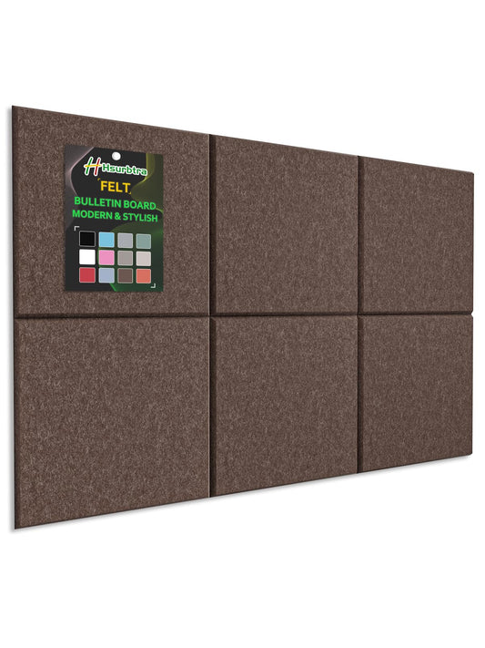 Hsurbtra Large Cork Board for Wall 36 x 24 Inch, 6 Pack Felt Bulletin Notice Board with Pushpins