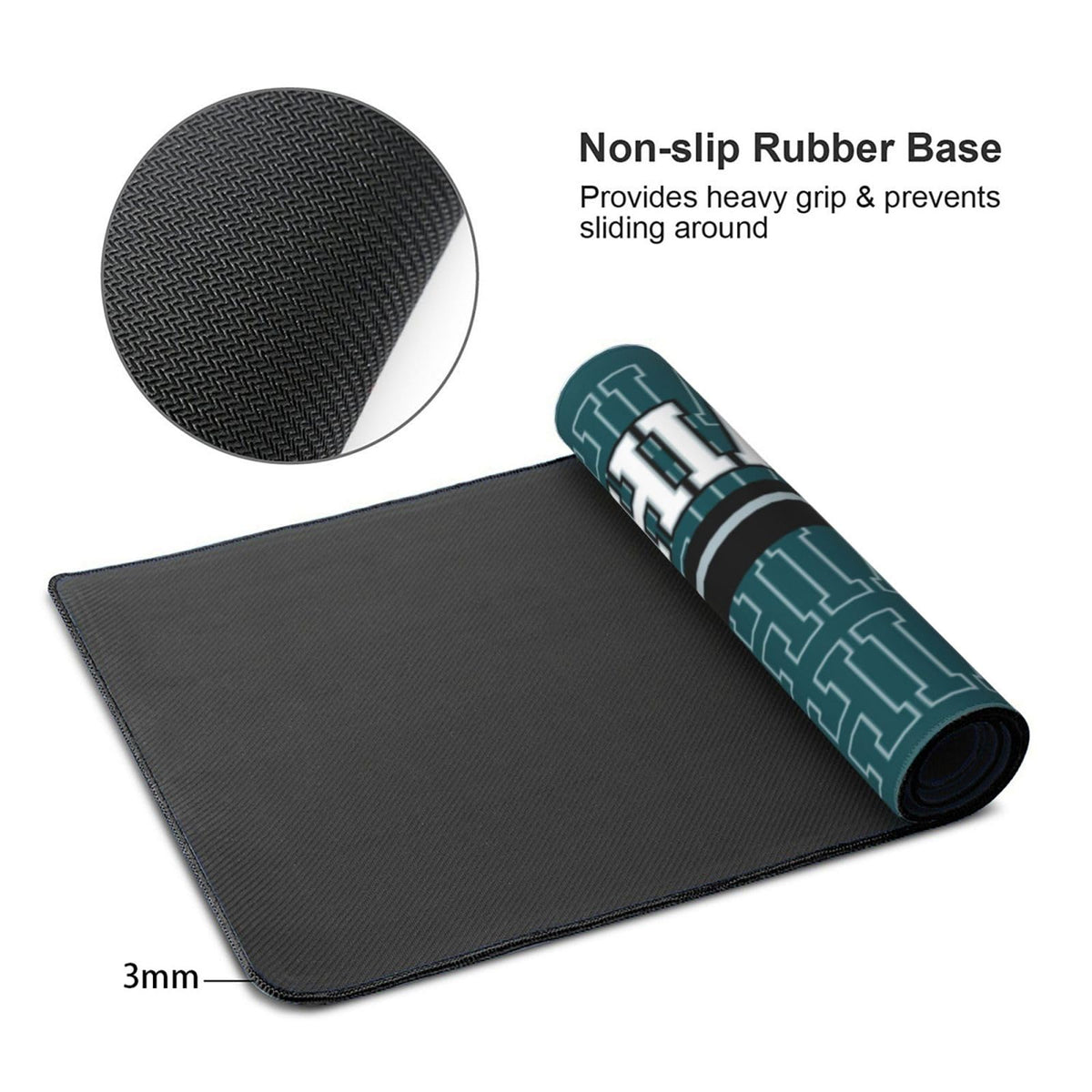 ANTKING Philadelphia Mouse Pad Custom Name and Number Desk Pad for Men Women Youth Gifts