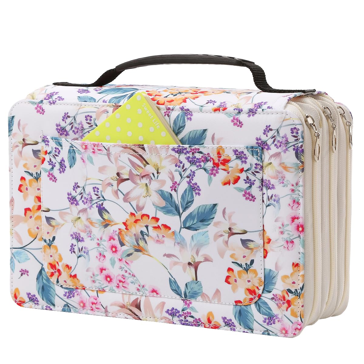 Lbxgap 102 Slots Marker Pen Organizer Case w/Handle
