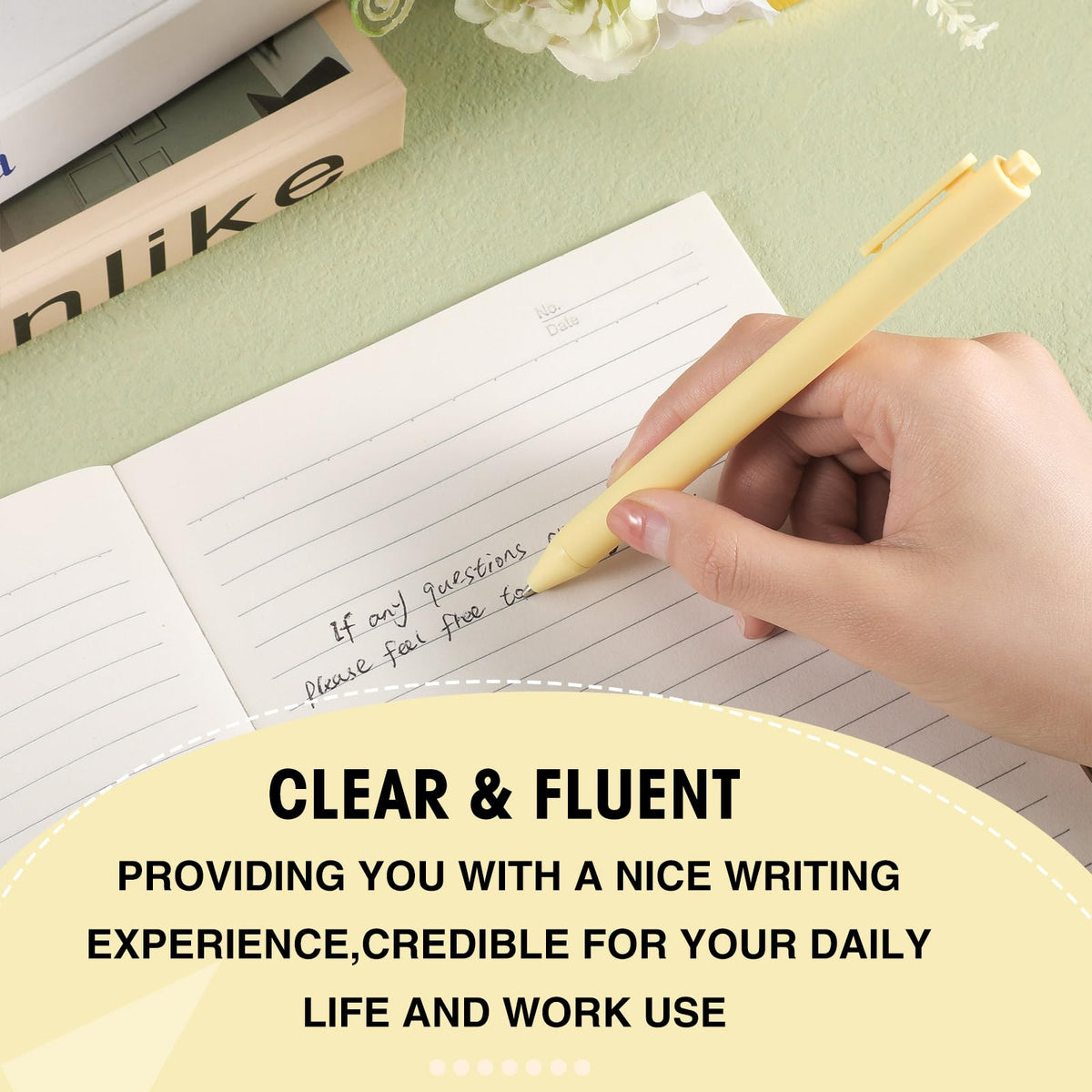 Teling 100 Pcs Ballpoint Pens Retractable Comfortable Cute Stylish Writing Pens in Medium Point 1.0
