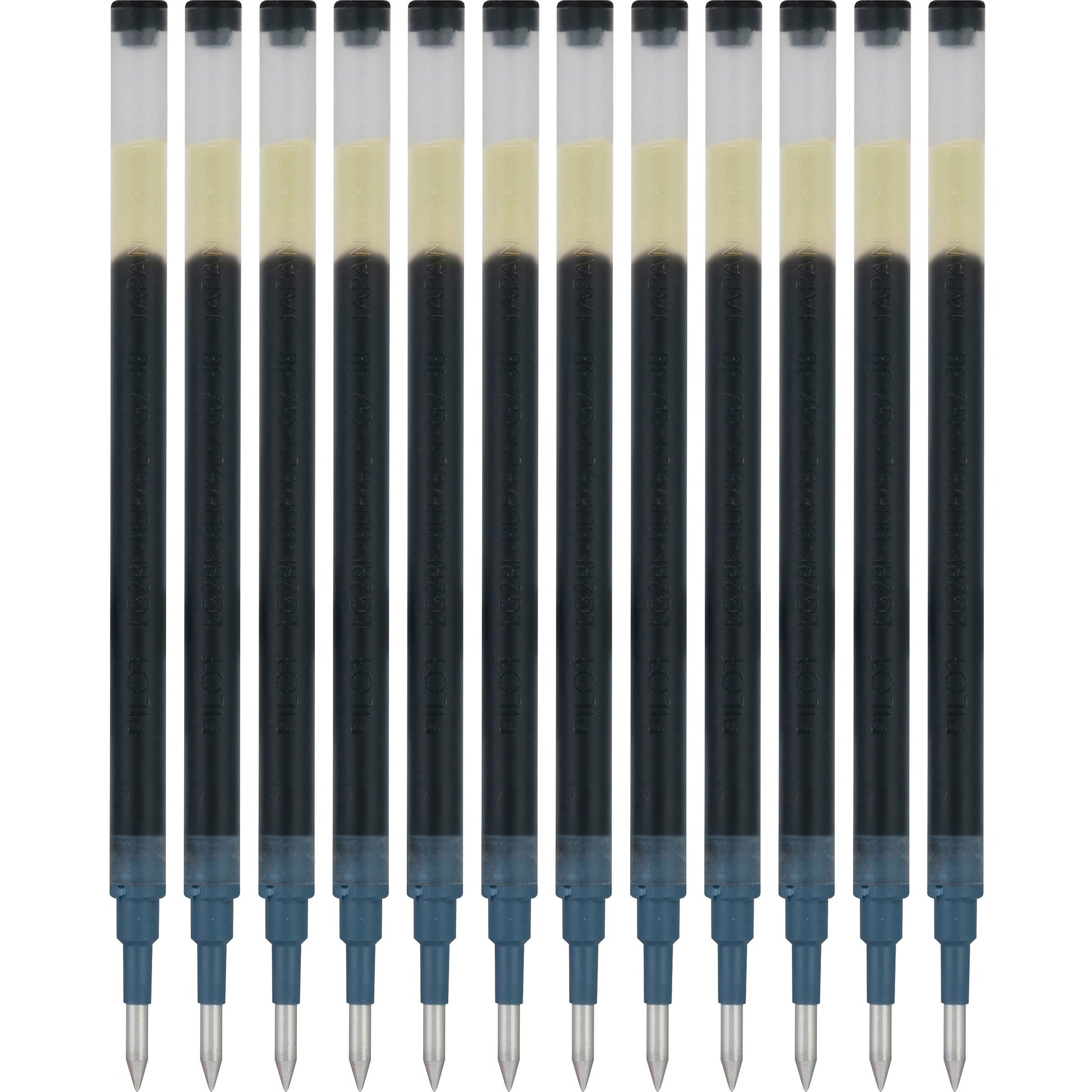 Pilot G2 Gel Ink Refills, Ultra Fine Point 0.38 mm, Black, Pack of 12