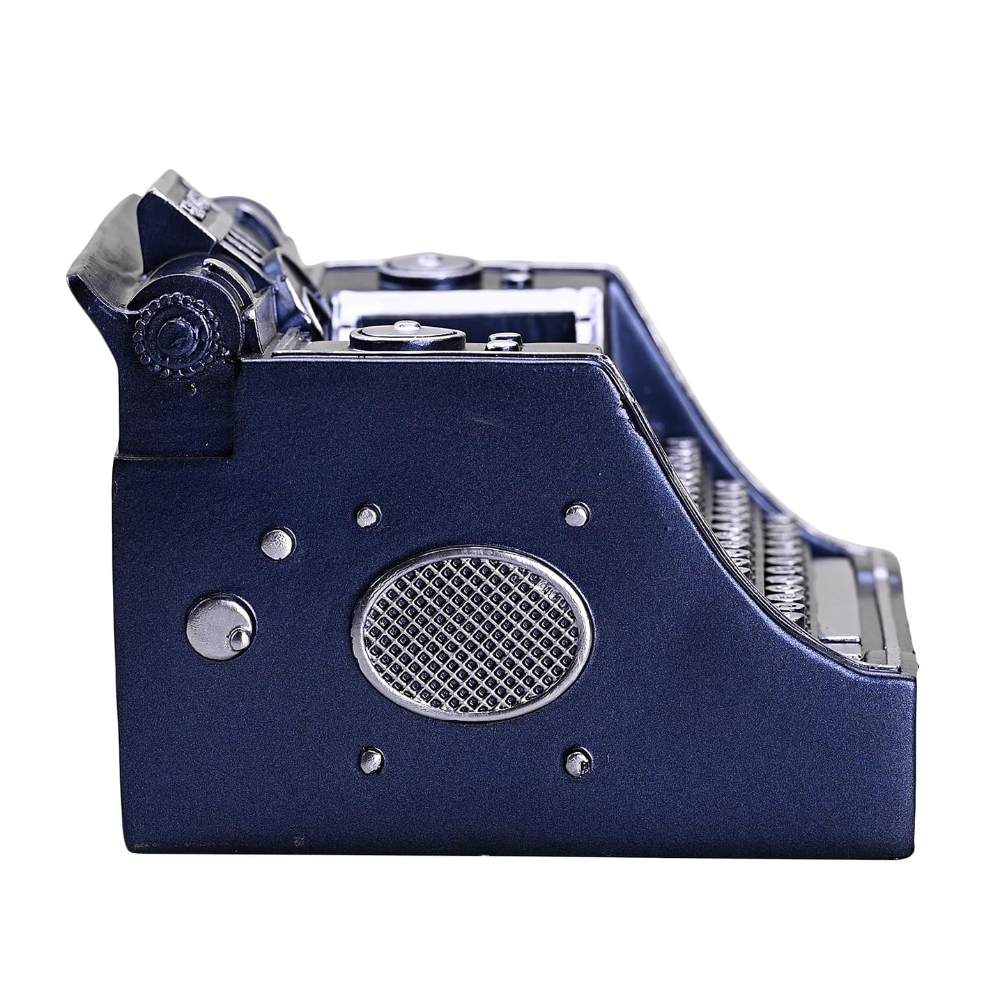 Amoysanli Retro Typewriter Pen Holder Desk Organizers for Writer's Blue