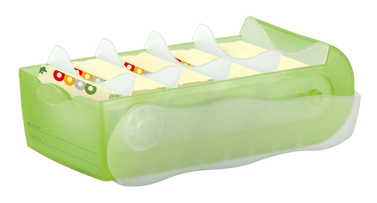 HAN 998-603, Croco Flashcard Index Box. for Learning Vocabulary in an Ingeniously Simple Way, A8