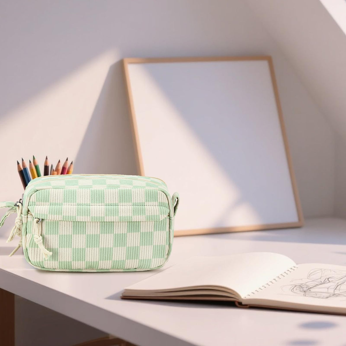 Bluboon Big Capacity Pencil Case Pencil Pouch Pen Case School Supplies Cute Pencil Box Pencil Bag