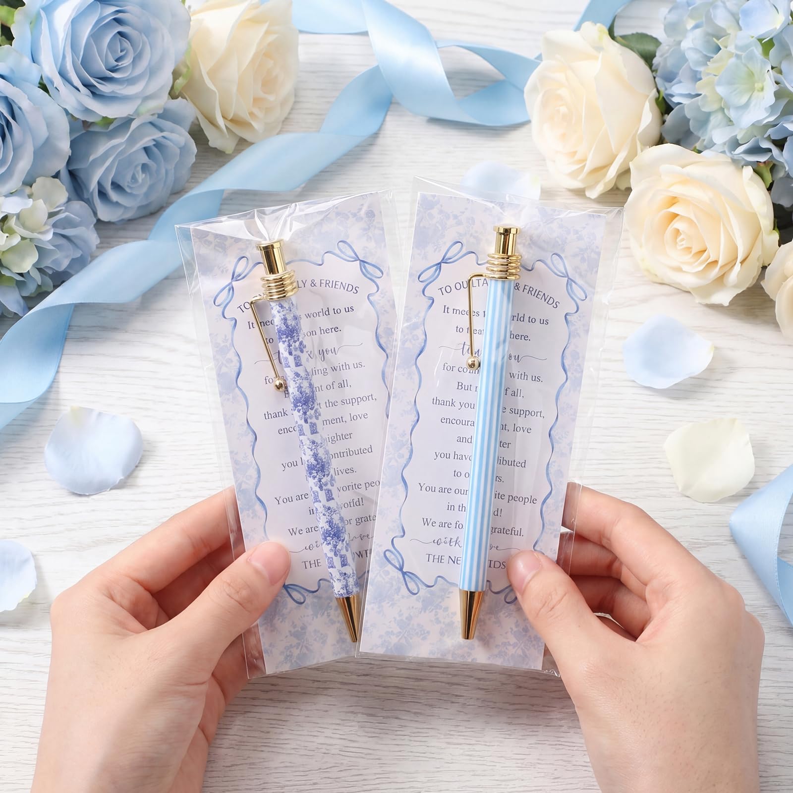 Tenceur 30 Set Bridal Shower Pen Gift for Bridal Shower Favors