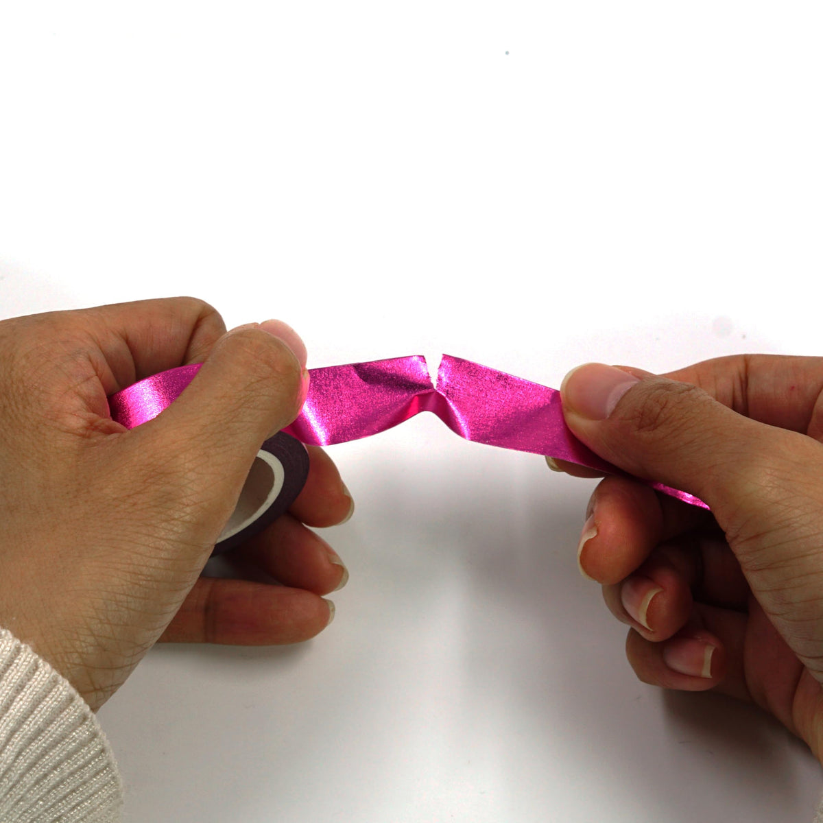 SIDAZON Hot Pink foil washi Tape for wall Decorative Crafts Washy-Tape Mirror Tape Strips for wall