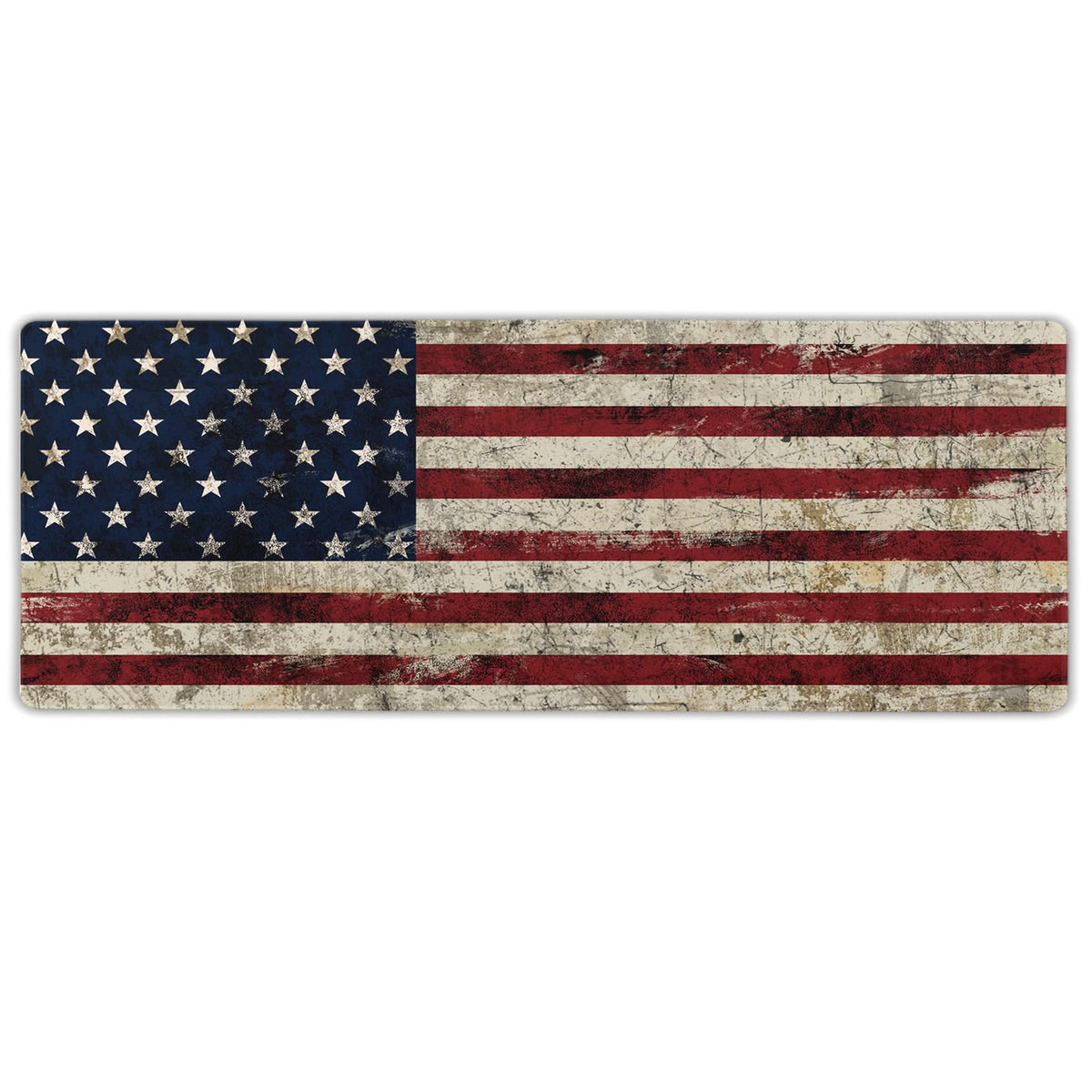 American Flag Mouse Pad Extended Large 35.4x15.7 in USA Flag Desk Mat Independence Day Large