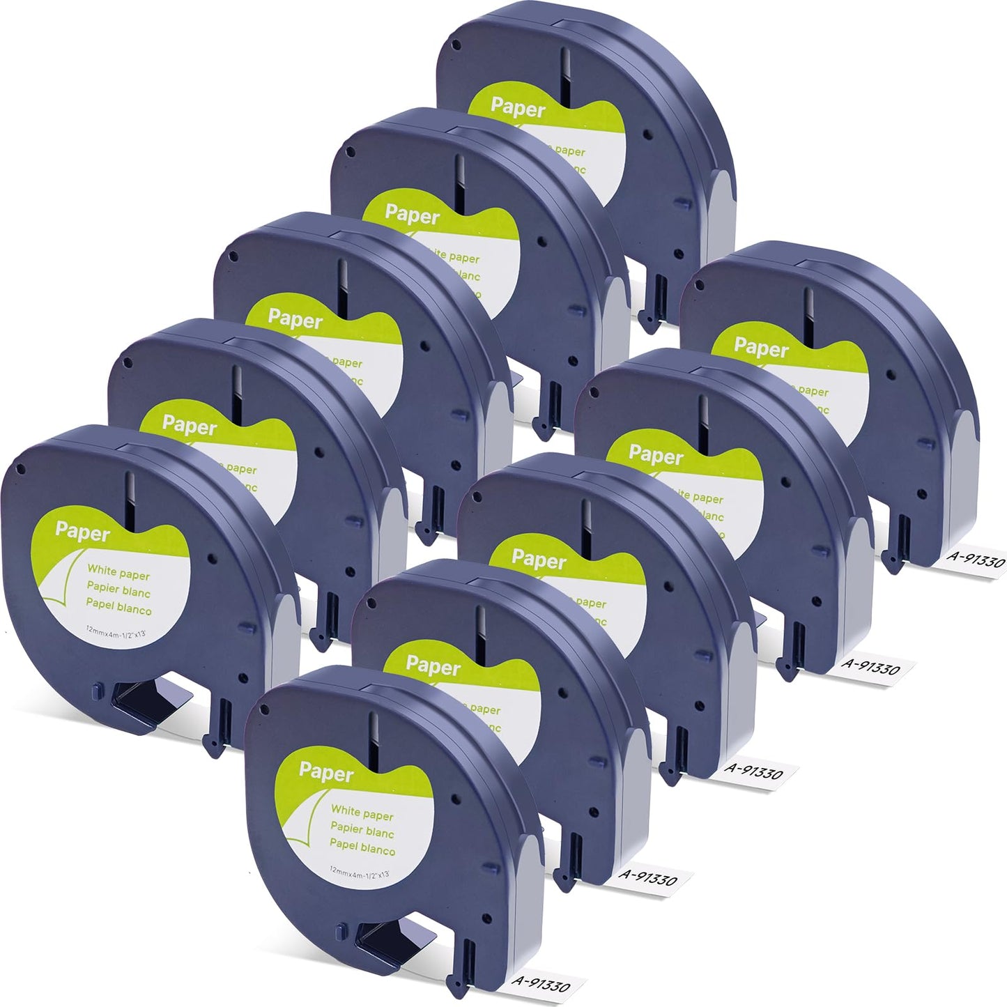 Label Orison Replace for DYMO LetraTag Refills 91330 10697 (S0721510) LT Label Tape Self-Adhesive