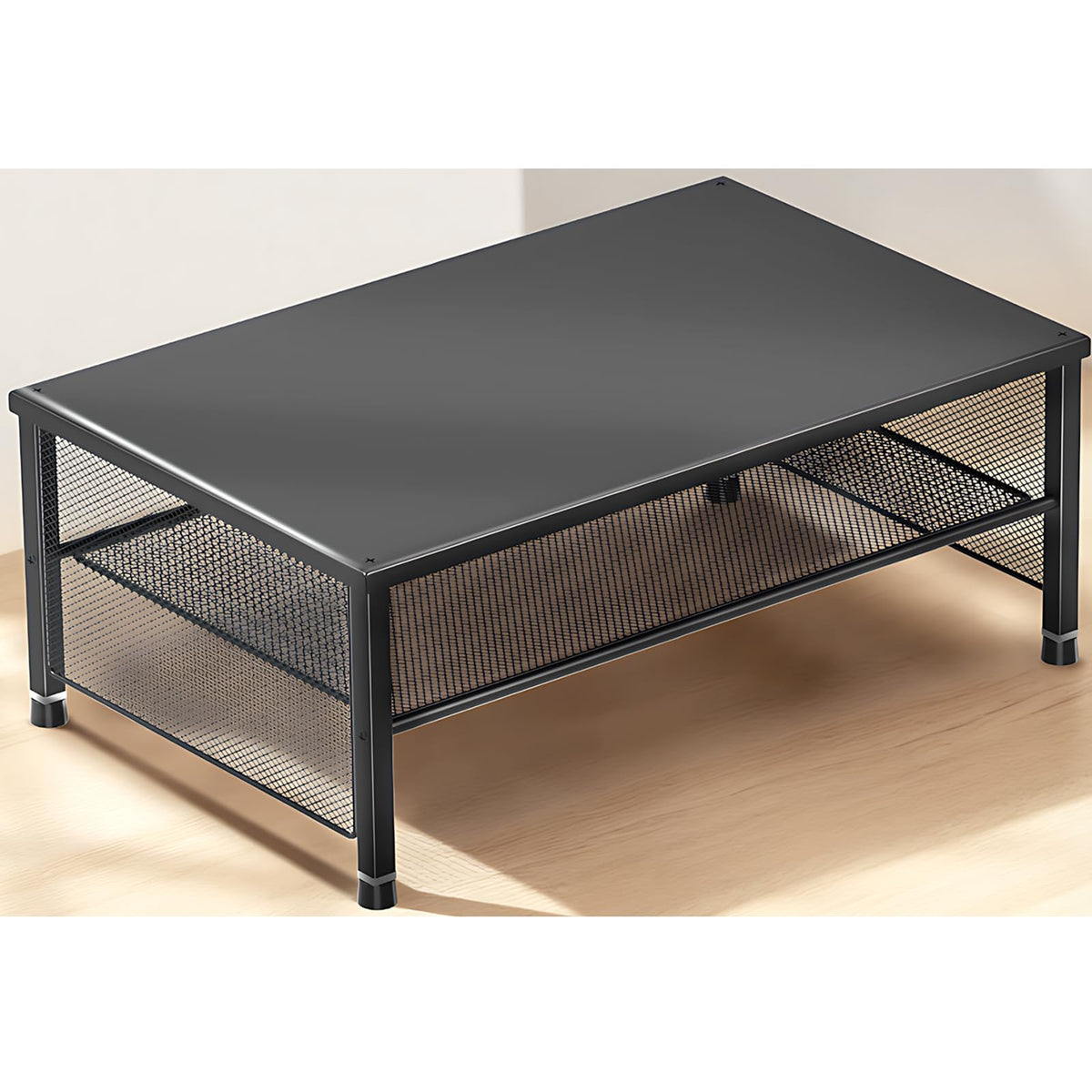ECOLOVI 2-Tier Computer Monitor Stand Riser, Printer & Laptop Stand, Office Desk Accessories