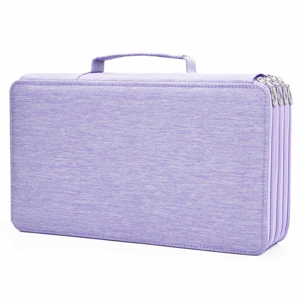 YOUNGCOL 300-Capacity Colored Pencil Case Pen Organizer (Purple)