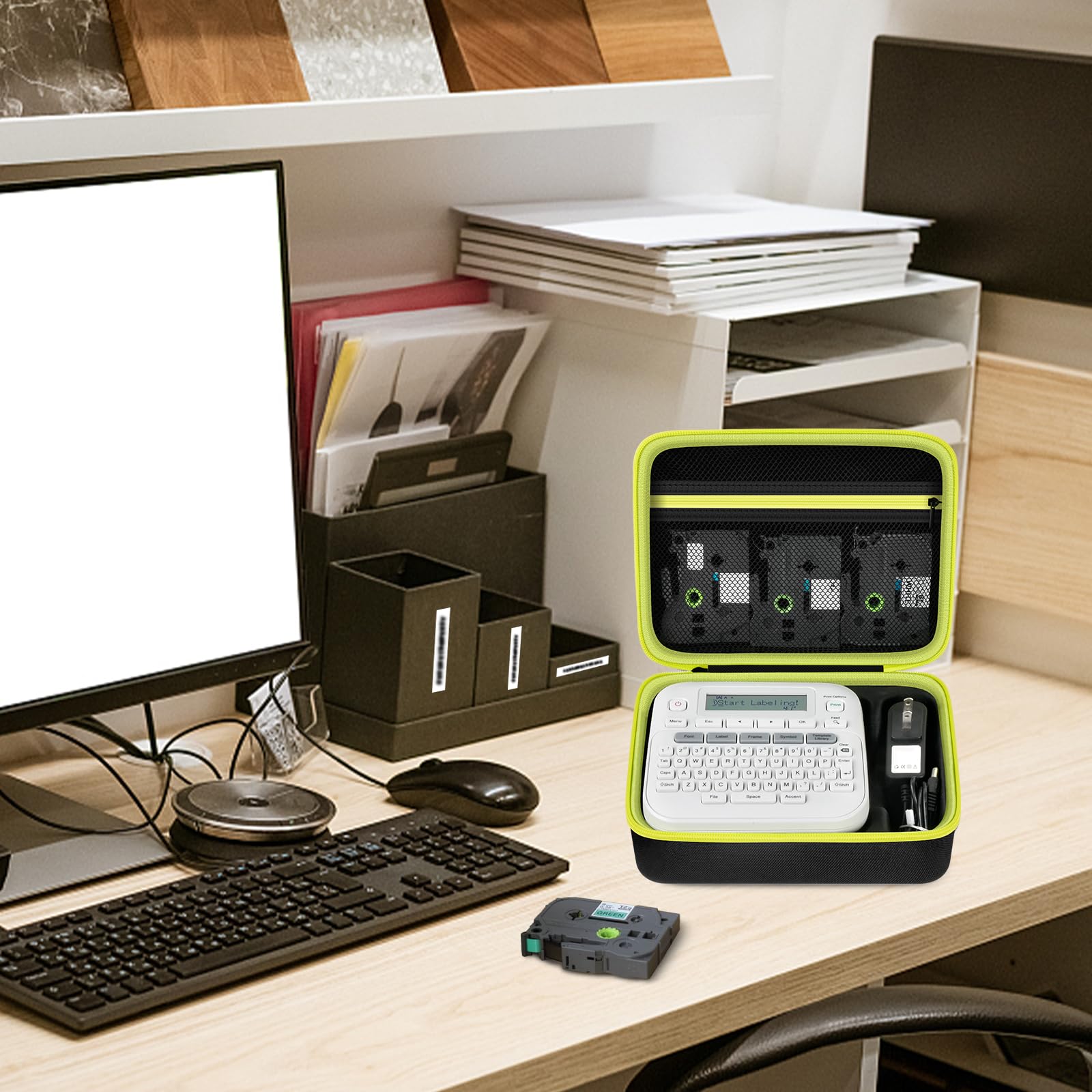 GWCASE Label Maker Case for Brother P-Touch PT-D220/ PT-D210, Box Only