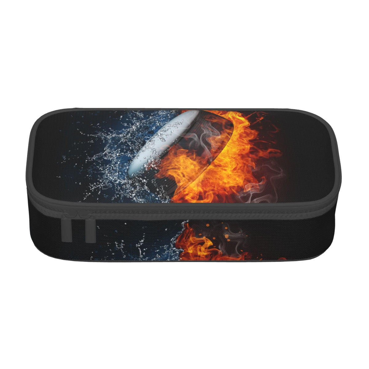 YIJIUWKIS Hockey Pencil Case for Kids Boys, Large Capacity Pencil Box Storage Pen Bag with Zippers