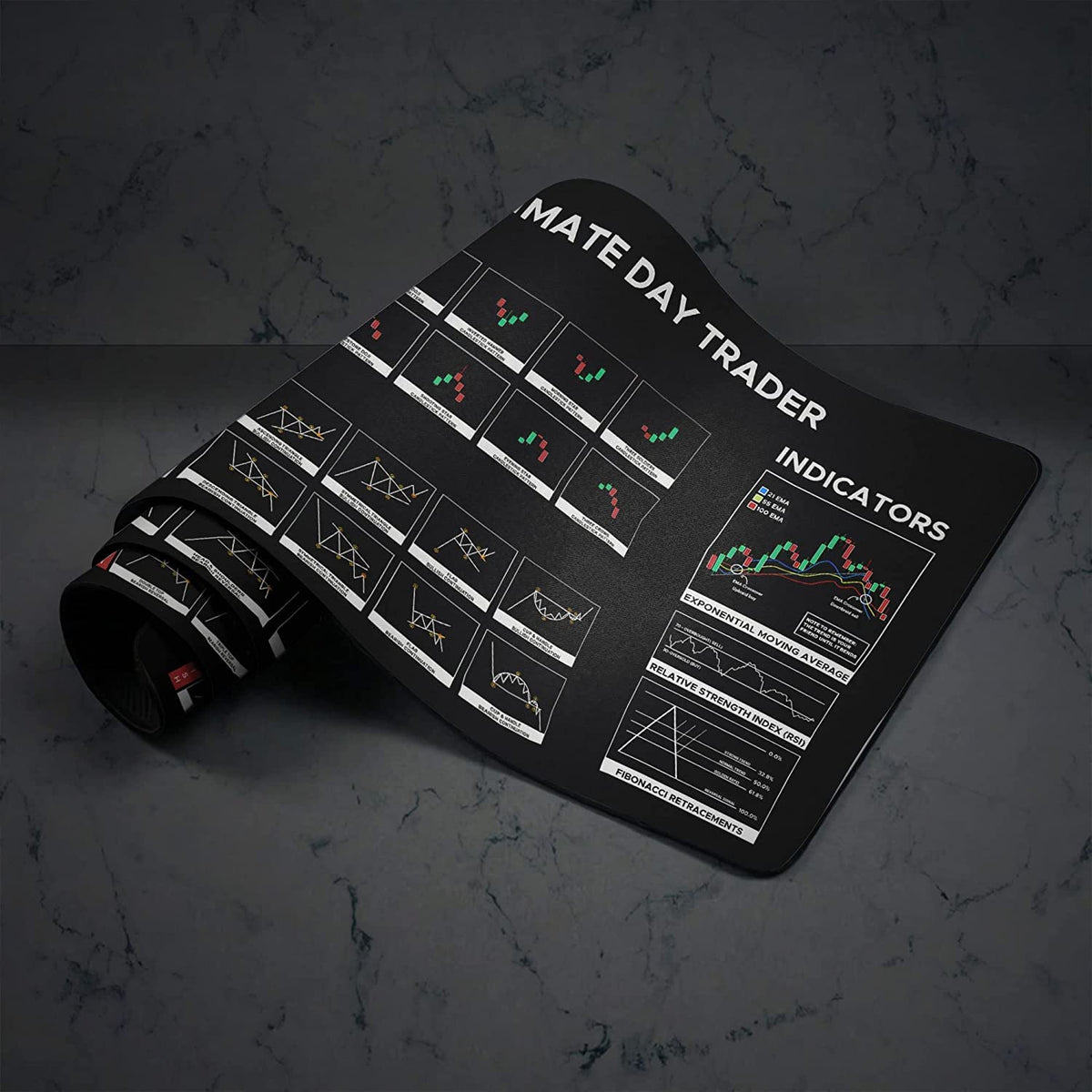 Designfullprint Stock Market Day Trader Gift Mouse Mat - Large Gaming Pad