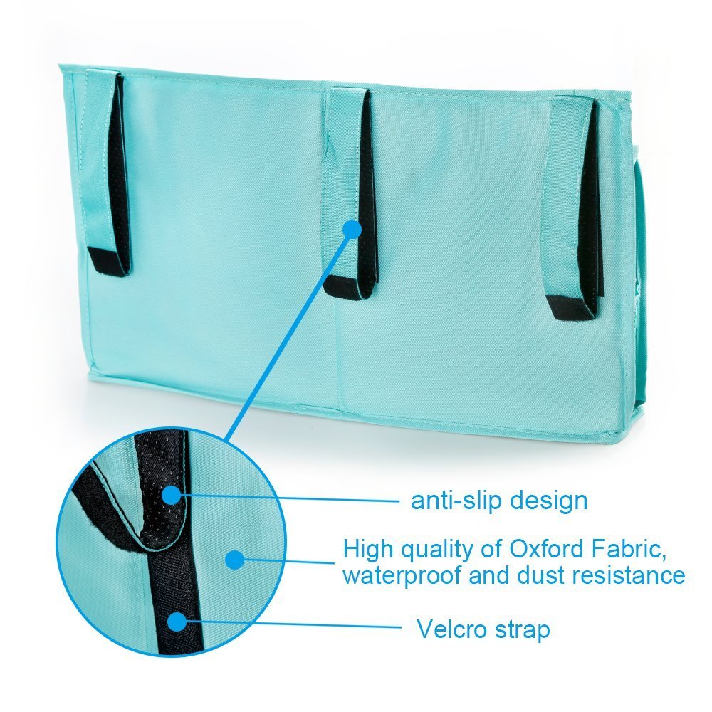 Large Pocket Bedside, Hanging Storage Organizer for Books,Phones,Tablets,Accessory and TV Remote