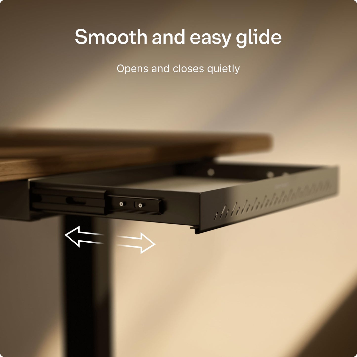 Desktronic Under Desk Drawer — Hidden Under-Desk Storage Organizer, Easy Install, Large Capacity