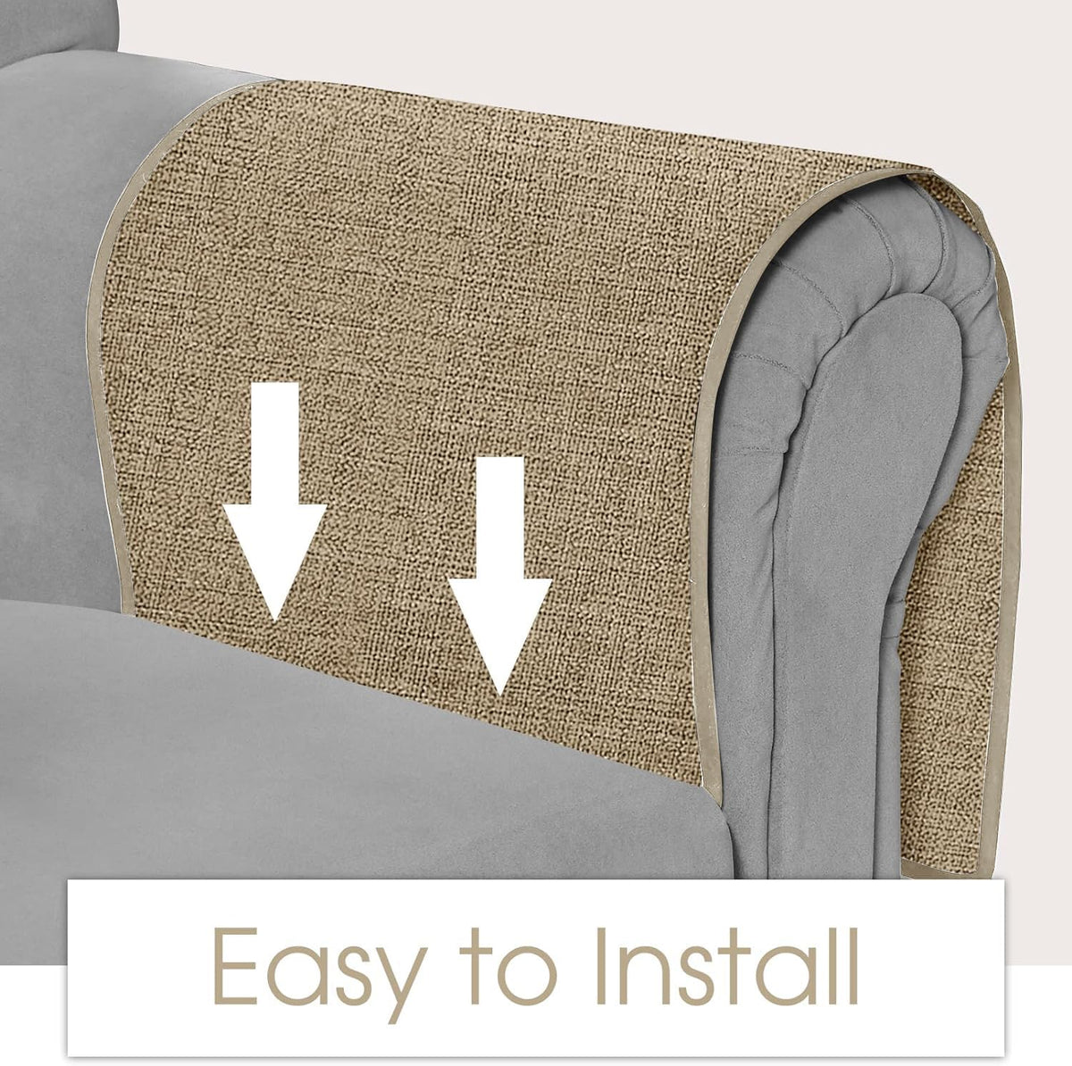 Joywell Remote Control Holder Armchair Caddy Armrest Organizer Khaki