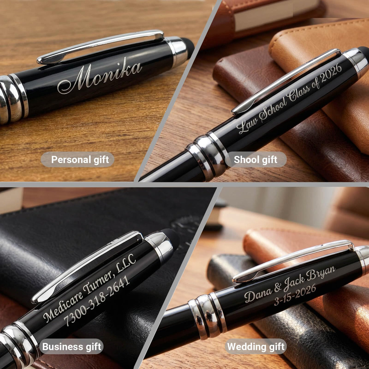 Ancolo Personalized Luxury Ballpoint Pen Business Gift set with Gift Box